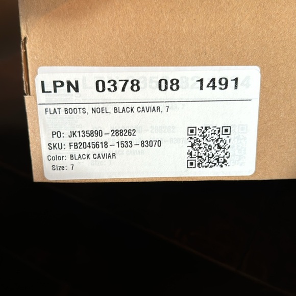 Just Fab Noel black Caviar 7 NIB - Picture 9 of 9